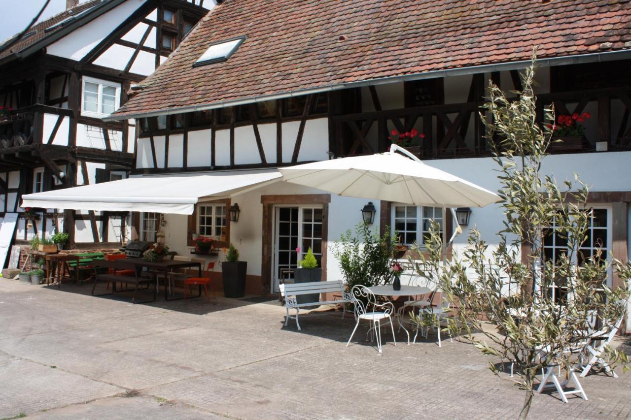 La Grange Aux Coqs Bed & Breakfast Ittenheim ภายนอก รูปภาพ